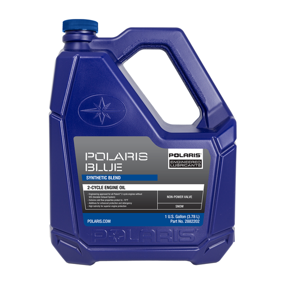 Polaris Blue Synthetic 2-Cycle Oil, 1 U.S. Gallon (3.78L)
