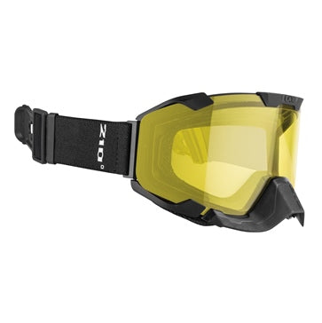 CKX Goggle 210° isolated, matt black/yellow