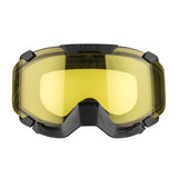 CKX Goggle 210° isolated, matt black/yellow