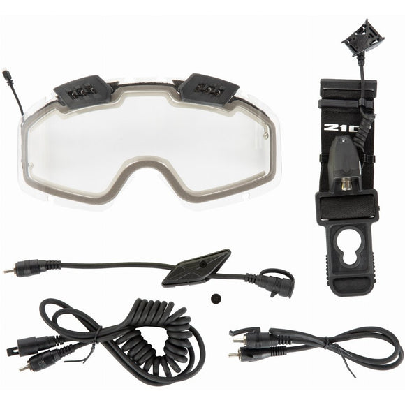 CKX ELECTRIC 210° GOGGLES LENS WITH ADJUSTABLE VENTILATION
